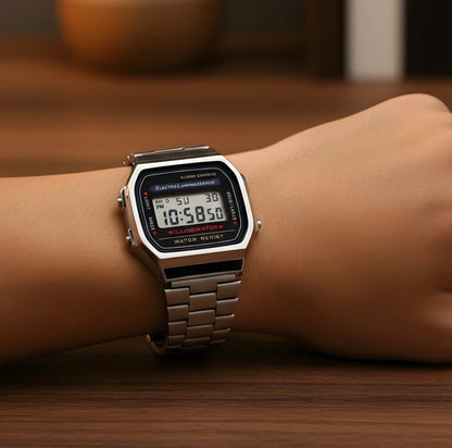 Casio A158 style Classic Vintage (Silver)