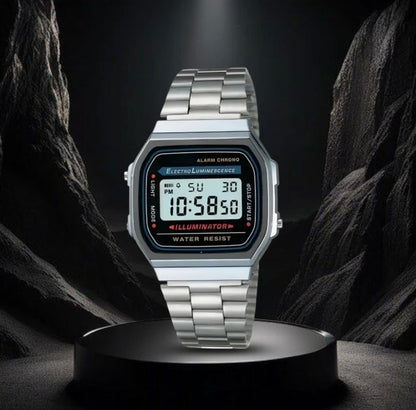 Casio A158 style Classic Vintage (Silver)