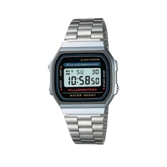Casio A158 style Classic Vintage (Silver)